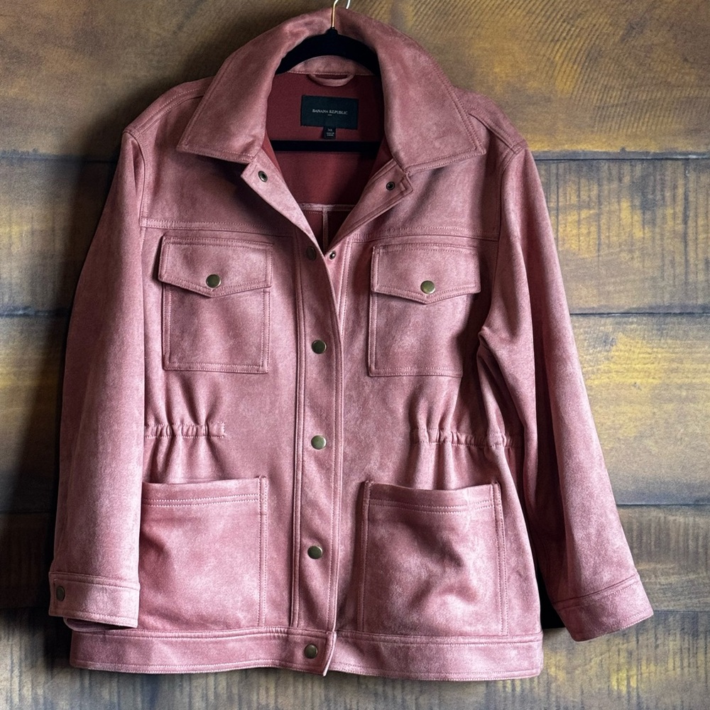 Banana Republic Vegan Suede Jacket